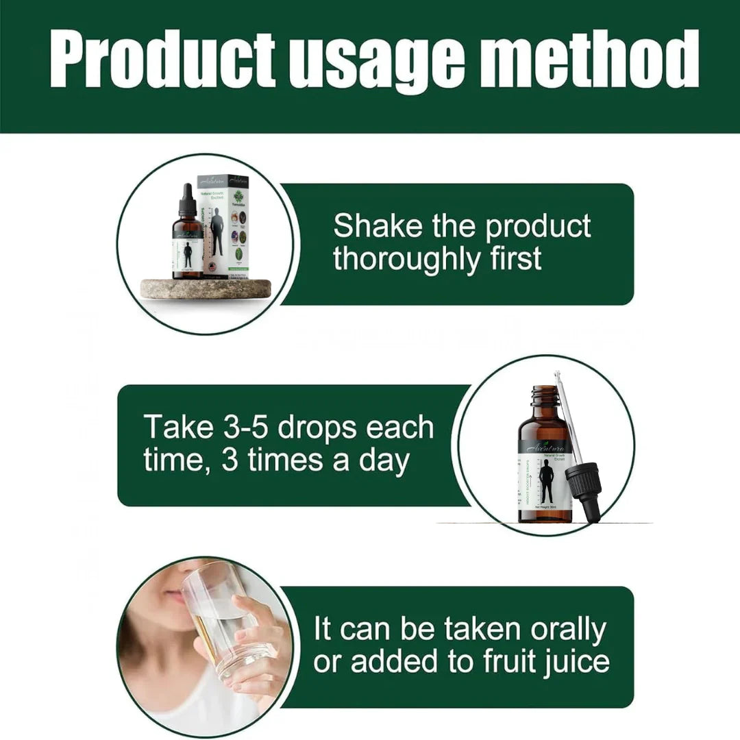 50% Off Today Height Booster Drops