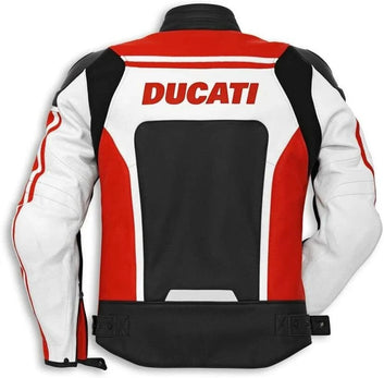 Ducati Corse C2 Leather Motorcycle Jacket Size sizes 50,52,54